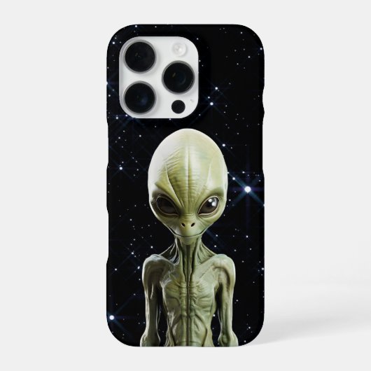 Realistische Alien iPhone Hoesje (Achterkant)