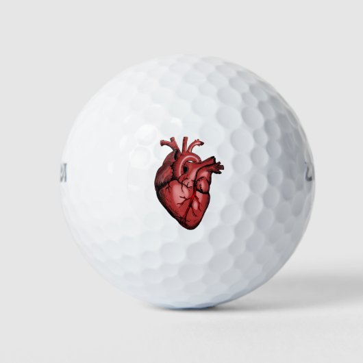 Realistische anatomische Afbeelding Golf Balls Golfballen (Voorkant)
