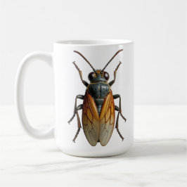 Realistische Cicade Insect Kunst Entomologie Natuu Koffiemok