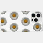 Realistische Daisy op zwarte achtergrond ontwerp Case-Mate iPhone Case (Achterkant (horizontaal))