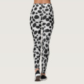 Realistische dalmation Print Leggings (Achterkant)