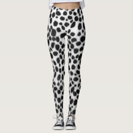Realistische dalmation Print Leggings