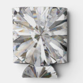 Realistische diamant: 3D close-up Blikjeskoeler (Achterkant)