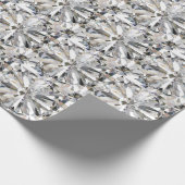 Realistische diamant: 3D close-up Cadeaupapier (Hoek)