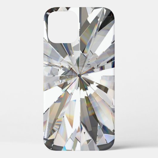 Realistische diamant: 3D close-up Case-Mate iPhone Case (Achterkant)