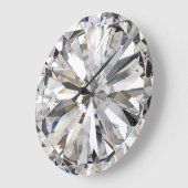 Realistische diamant: 3D close-up Grote Klok (Hoek)