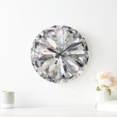 Realistische diamant: 3D close-up Grote Klok (Huis)