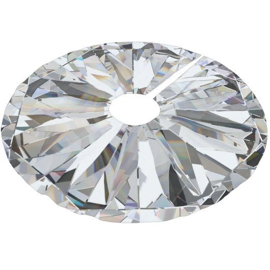 Realistische diamant: 3D close-up Kerstboom Rok (Gekanteld)