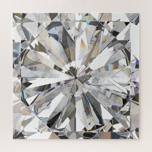 Realistische diamant: 3D close-up Legpuzzel (Horizontaal)