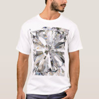 Realistische diamant: 3D close-up