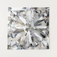 Realistische diamant: 3D close-up