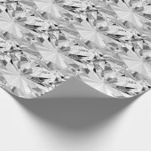 Realistische diamant: 3D textuur close-up Cadeaupapier (Hoek)