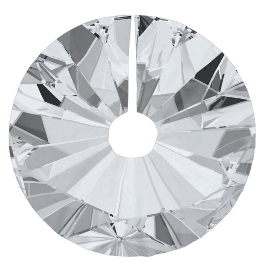 Realistische diamant: 3D textuur close-up Kerstboom Rok (Voorkant)