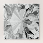 Realistische diamant: 3D textuur close-up Legpuzzel (Horizontaal)