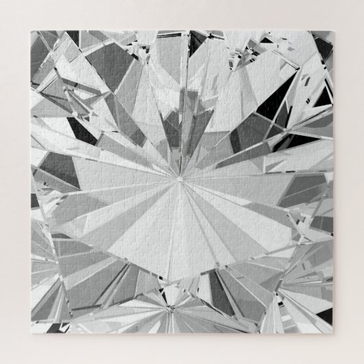 Realistische diamant: 3D textuur close-up Legpuzzel (Verticaal)