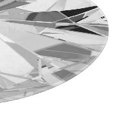 Realistische diamant: 3D textuur close-up Snijplank (Hoek)