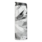 Realistische diamant: 3D textuur close-up Thermosbeker (Geroteerd rechts)