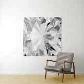 Realistische diamant: 3D textuur close-up Wandkleed (In Situ (horizontaal))