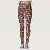 Realistische Donuts Leggings (Voorkant)