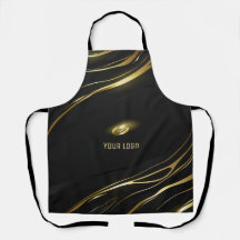 Realistische elegante Black Gold kapselstijl