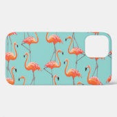 Realistische flamingo: vogelpatroon Case-Mate iPhone case (Achterkant (horizontaal))
