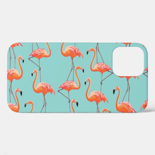 Realistische flamingo:  vogelpatroon Case-Mate iPhone case (Achterkant (horizontaal))