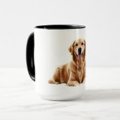 Realistische Golden Retriever Mok (Voorkant links)
