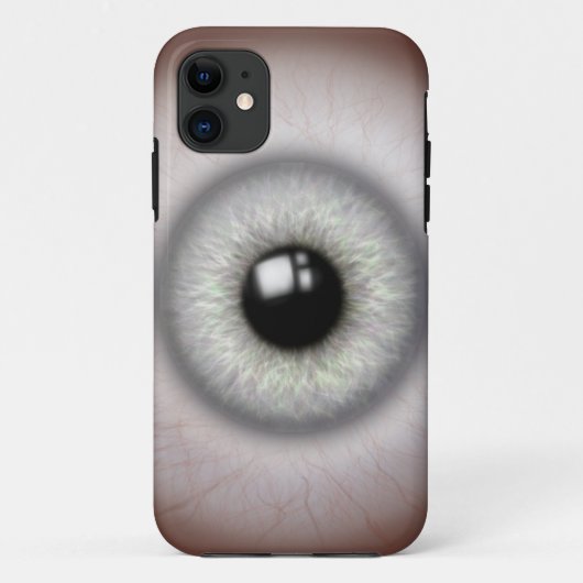 Realistische Grey Staring Oogbol Case-Mate iPhone Case (Achterkant)
