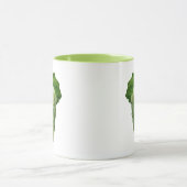 Realistische groene druif mok (Midden)