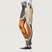 Realistische Halloween-sticker Leggings (Links)