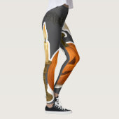 Realistische Halloween-sticker Leggings (Rechts)