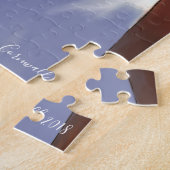 Realistische herfstboom met rode bladeren in Newqu Legpuzzel (Zijkant)