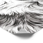 Realistische hond volwassen kleuring poster (Hoek)