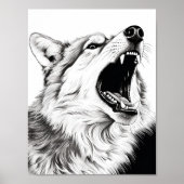 Realistische hond volwassen kleuring poster (Voorkant)