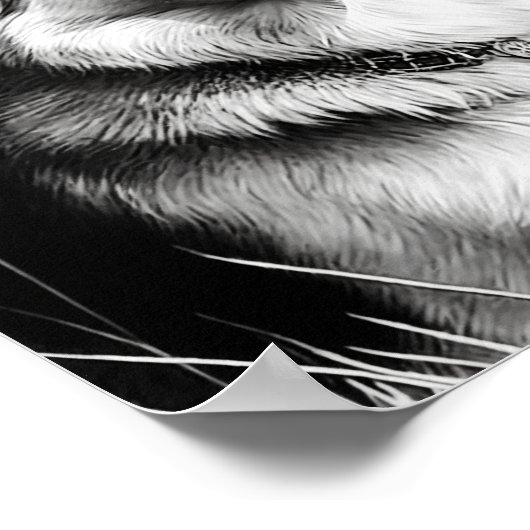 Realistische hond volwassen kleuring poster (Hoek)