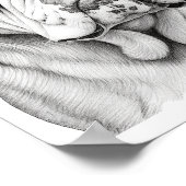 Realistische hond volwassen kleuring poster (Hoek)