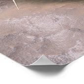 Realistische illustratie van bacteriofaag poster (Hoek)