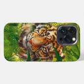 Realistische Jungle Tijger iPhone Hoesje (Achterkant horizontaal)