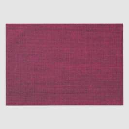 Realistische jute rustieke eenvoudige magenta bord tissuepapier