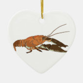Realistische krayfish/Crawdad Keramisch Ornament (Voorkant)