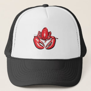realistische kreeft trucker pet