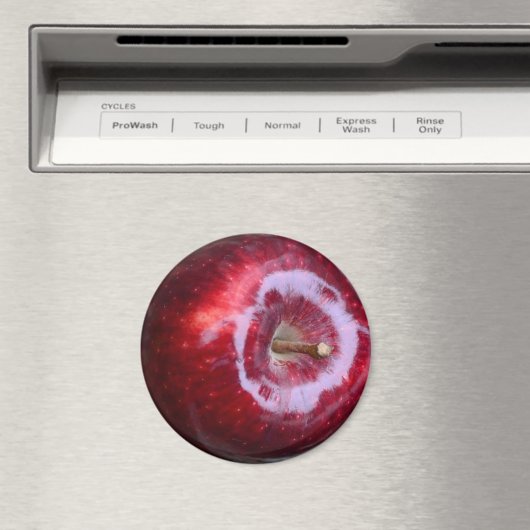 Realistische lekkere rode Apple ijskast magneet (Insitu (Vaatwasser))