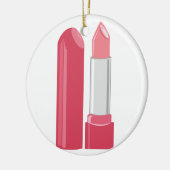 realistische lipstick keramisch ornament (Links)