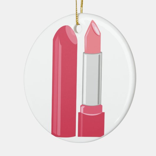 realistische lipstick keramisch ornament (Links)