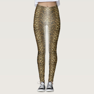 Realistische luipaard leggings