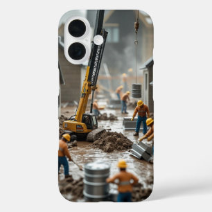 Realistische macrofoto's van kleine bouwvakkers iPhone 16 hoesje