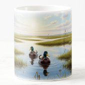 Realistische Mallard Digital Painting Mok Wrap Des