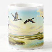Realistische Mallard Digital Painting Mok Wrap Des