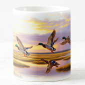 Realistische Mallard Digital Painting Mok Wrap Des