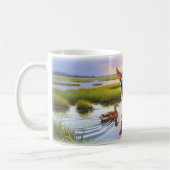 Realistische Mallard Digital Painting Mok Wrap Des (Links)